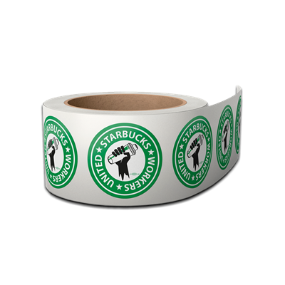 Roll Lapel Stickers